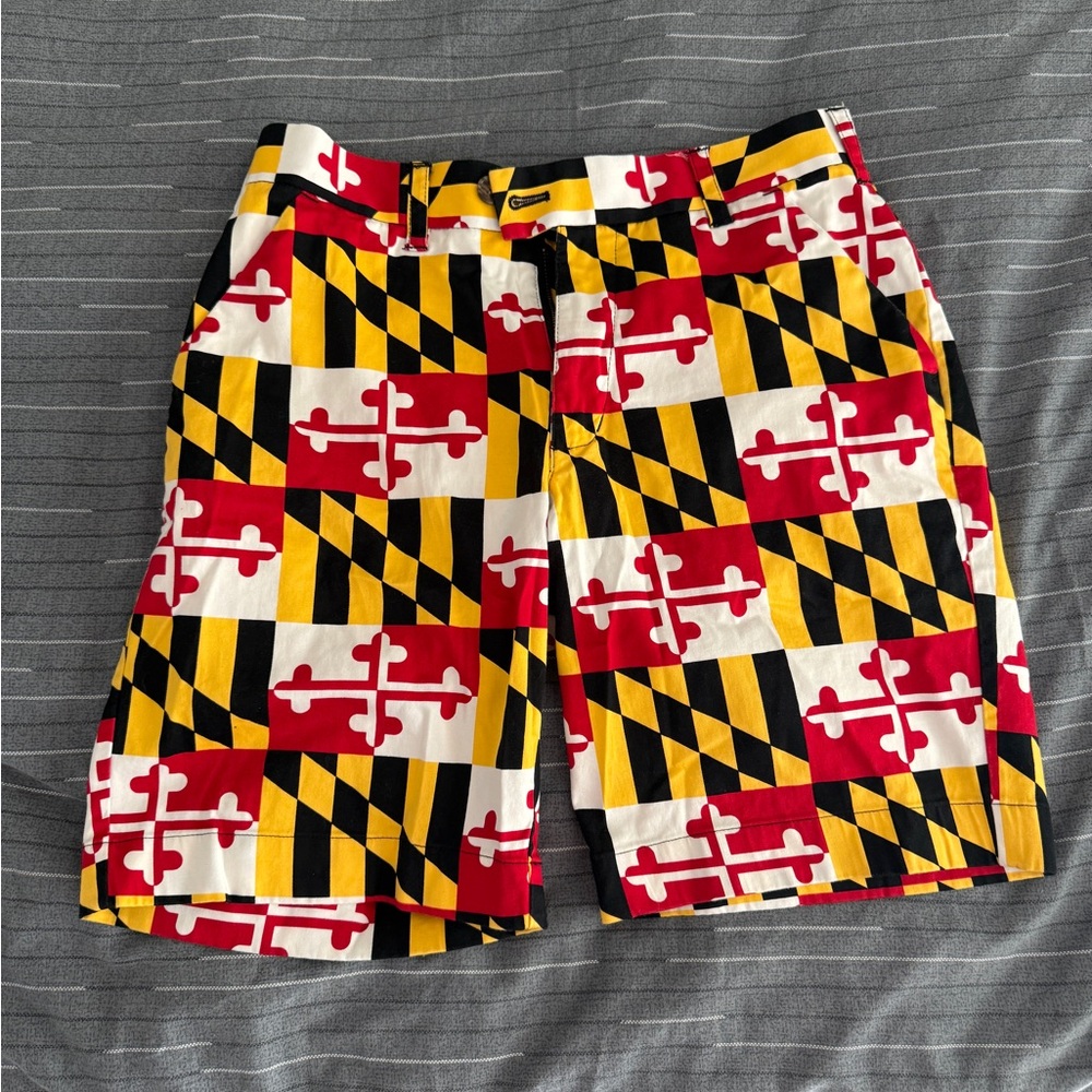 Loudmouth Maryland Flag Shorts